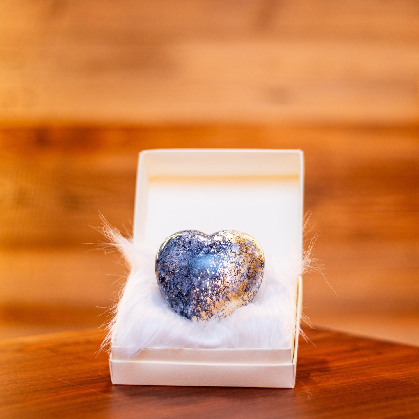 CUORE IN CERAMICA ROMANTIC Marmo Piccolo