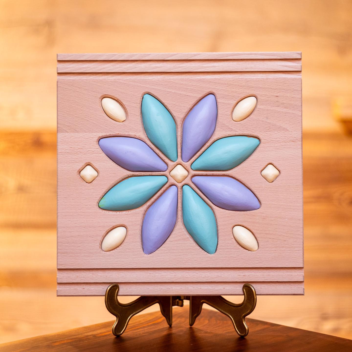 ASTER TERRACOTTA Lilla e azzurro