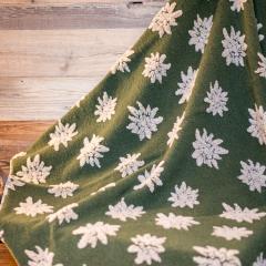 COPERTA STELLA ALPINA Verde e bianco