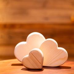 CUORE IN LEGNO